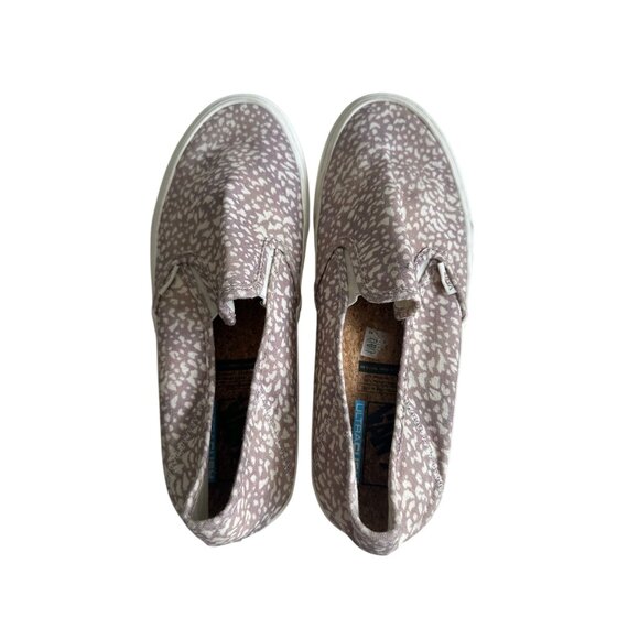 VANS Men's Ombre Leopard Print Slip On Sneakers Size 10 - Picture 3 of 8